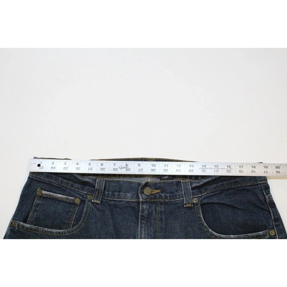 Vintage DKNY Jeans Men's 37x29 (Tag 36x30) Blue Denim Baggy Skater Y2K Loose Fit